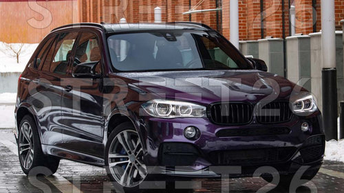 Capace Oglinzi Compatibil Cu BMW X3 F25 X4 F26 X5 F15 X6 F16 (2010-2019) M Design Negru Lucios