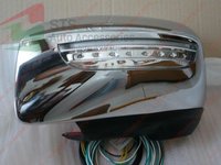 CAPACE OGLINZI DIN CROM TOYOTA HILUX VIGO 2005-2011 CU LED [V2]