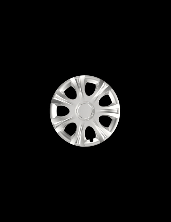 Capace roti auto Impulse 4buc - Argintiu - 14'' VER1413