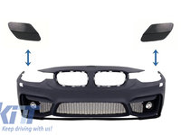 Capace Spalatoare Faruri Bara Fata compatibil cu BMW Seria 3 F30 (2011-up) M3 M-tech Design