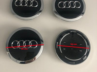 Capacele janta AUDI 69/57 mm NEGRU