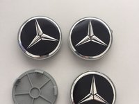 Capacele janta MERCEDES 60/55 mm negru