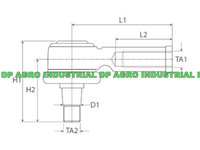 Capat de bara stanga Ford 81878550, CAR48984, F1878550, 48984