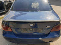 Capota Portbagaj Dezechipata cu Lip Eleron M Sport Tuning BMW Seria 5 E60 530 2003 - 2010 Culoare Mysticblau Metallic A07/5 (vopseaua prezinta mici defecte) [C1217]