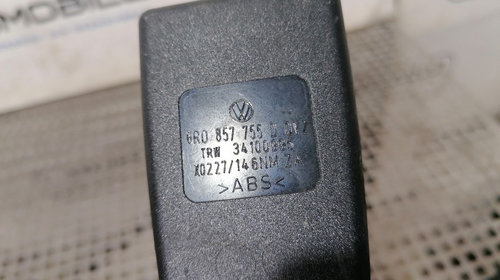 Capsa centura stanga fata Volkswagen Polo 6R: 6R0857755D [Fabr 2009-2017]