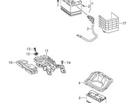 Carcasa baterie Volkswagen Passat B7 (365) Variant 2011 2.0 TDI OEM 3C0915336A