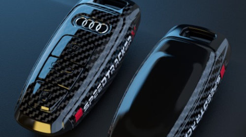 Carcasa carbon pentru cheie Audi A3 A4 B9 A6 
