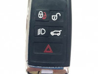 Carcasa cheie auto pentru Jaguar 4+1 buton de panica cu lamela