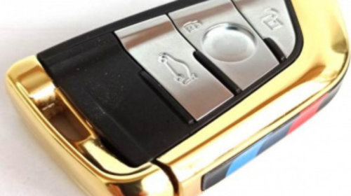 Carcasa cheie BMW smart cu 3 butoane argintiu