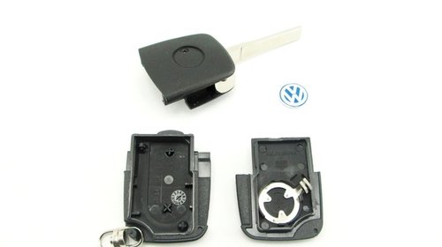 Carcasa cheie briceag ORIGINALA cu logo VW ,SKODA, SEAT 2 butoane