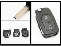 Carcasa cheie briceag pentru Audi 2 butoane