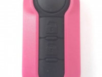 Carcasa cheie briceag pentru Fiat 2 butoane roz