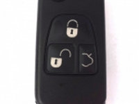 Carcasa cheie briceag pentru Mercedes Benz 3 butoane cu lamela HU 64
