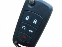 Carcasa cheie briceag pentru Opel 5 butoane
