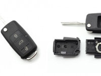 Carcasa cheie compatibila VW tip briceag 3 butoane