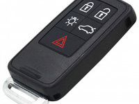 Carcasa cheie completa smartkey pentru Volvo 5 but cu electronica si cip 433 mhz cvo014