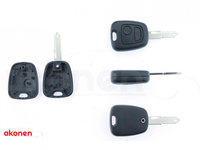 CARCASA CHEIE CONTACT PENTRU CITROEN BERLINGO / SAXO / XSARA PICASSO 2 BUTOANE, CU CHEIE