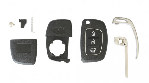 Carcasa cheie contact pentru hyundai i20 / i30, 3 butoane, cu cheie 54147