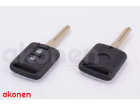 Carcasa cheie contact pentru nissan juke / micra / navara / qashqai / x-trail, 2 butoane, cu cheie 54154