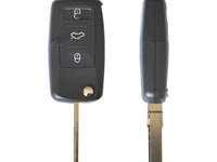 CARCASA CHEIE CONTACT PENTRU VOLKSWAGEN JETTA / PASSAT (B5-B6-B7) / POLO / SCIROCCO / TIGUAN, 3 BUTOANE, CU CHEIE