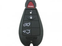 Carcasa cheie Jeep tip smart key cu 4 butoane + panica