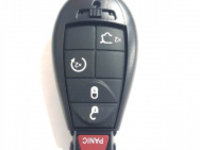 Carcasa cheie pentru Chrysler 4 butoane + 1 buton panica rosu