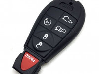 Carcasa cheie pentru Chrysler 5but + 1 buton panica rosu