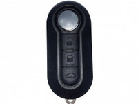 Carcasa cheie pentru Fiat 3 butoane negru lamela SIP22