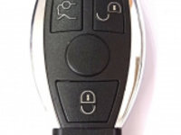 Carcasa cheie pentru Mercedes 3+1 buton de panica fara lamela