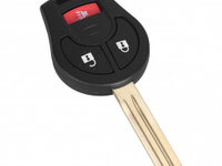 Carcasa cheie pentru Nissan 2+1 buton de panica