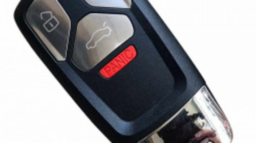 Carcasa cheie smart pentru Audi 3+1 buton de 