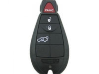 CARCASA CHEIE SMARTKEY JEEP 3 BUTOANE + BUTON PANICA