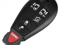 Carcasa Cheie Smartkey Jeep/Chrysler 5+1 Buton De Panica CJE 014