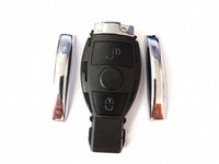 Carcasa cheie smartkey pentru Mercedes S class 2 butoane cromat