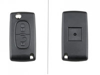 Carcasa cheie telecomanda 2 butoane Peugeot 207 307