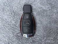 Carcasa cheie telecomanda Mercedes Benz crom A B C E S BGA/NEC 2 butoane