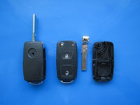 Carcasa cheie VW 2 butoane cu cap cheie HU66 2011+