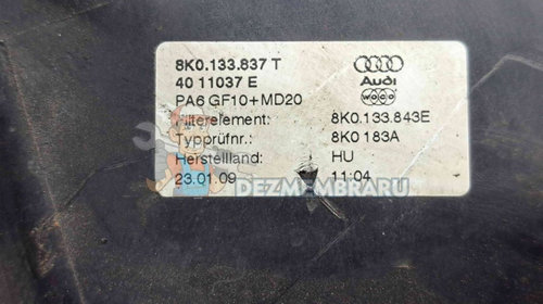 Carcasa filtru aer Audi A4 (8K5, B8) Avant [Fabr 2008-2015] 8K0133837T 2.0 TDI CAGA