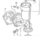 Carcasa filtru de ulei Volkswagen Golf 5 (1K) Kombi 2009 1.9 TDI OEM 045115389J