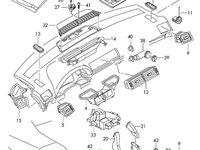 Carcasa filtru polen 8E1819979 Audi A4 B6 Break 1.9 TDI 2002 AWX OEM 8E1819979