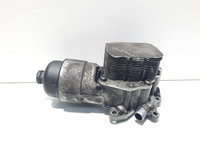 Carcasa filtru ulei cu racitor ulei, cod 9656970080, Peugeot 307 SW, 1.6 HDI, 9HZ (id:504806)