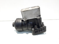 Carcasa filtru ulei cu racitor ulei, cod 03L115389C, 03L117021C, Audi A4 (8K2, B8), 2.0 TDI, CGL (id:616473)