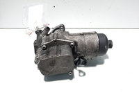 Carcasa filtru ulei cu racitor ulei, Peugeot 307 SW, 1.6 HDI, 9HX (id:571552)