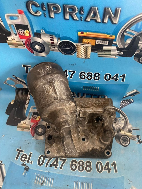 Carcasa filtru ulei cu termoflot, cod 070115389B, VW Touareg (7LA, 7L6), 2.5 TDI, BAC