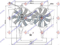 CARCASA GMV AC BENZINA-DIESEL (DUBLU) (295/295MM) (2PIN), MERCEDES, MERCEDES E CLASS (W210) 99-02, 018706430