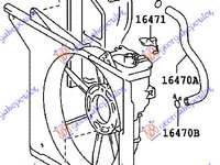 CARCASA GMW 1,0 (- Ac/) BNZ. - TOYOTA YARIS 99-05, TOYOTA, TOYOTA YARIS 99-05, 022506450