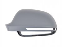 Carcasa oglinda exterioara Audi A3 (8P) 04.2008-2010, A4/S4 (B8), 11.07-2009 Sedan 2008-2010 Combi, A5/S5 (B8), 03.07-2010, A6 (C6), 10.08-03.11 , A8 (D3), 2008-01.2010 , Q3 (8U), 06.11-02.15 , Stanga View Max , cu primer, cu locas semnalizare