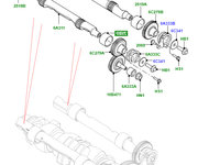 Carcasa rulment spate arbore balansier motor 2.0 Ingenium AJ200 Discovery Sport / RR Evoque / Velar/ Range Rov