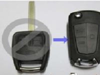 Carcasa telecomanda tip briceag cu 3 butoane compatibila Opel