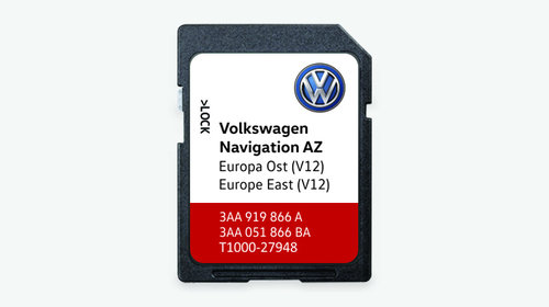 Card Original Volkswagen RNS 315 Europa East 